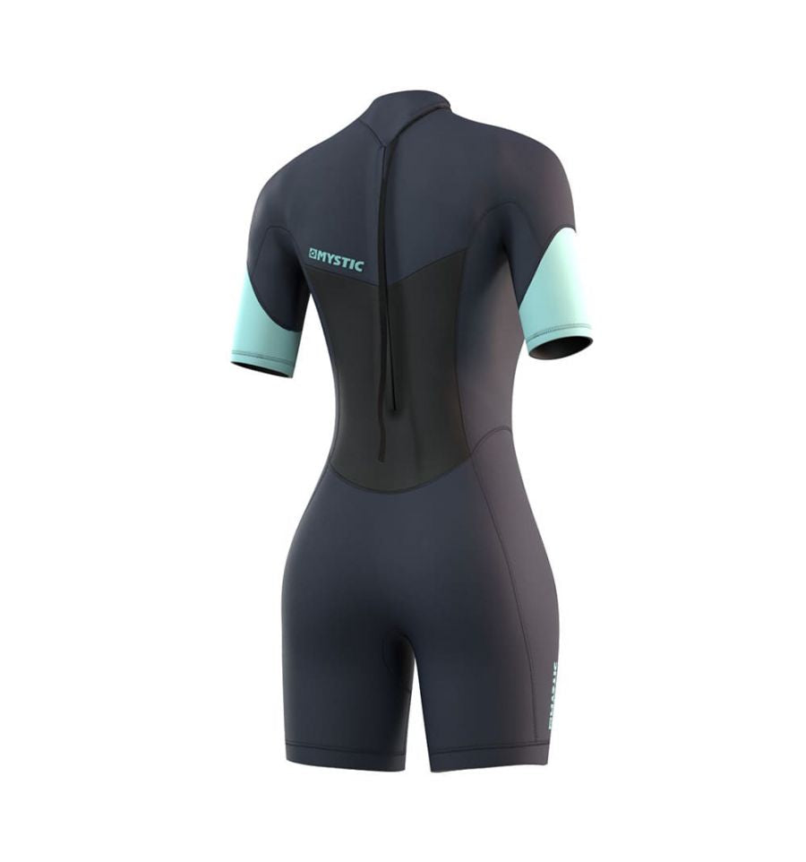 Mystic Brand Shorty 3/2 Back Zip Flatlock Women